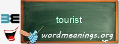 WordMeaning blackboard for tourist